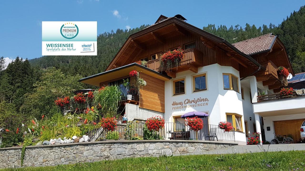 Ferienwohnung Haus Christina Weissensee Exterior foto